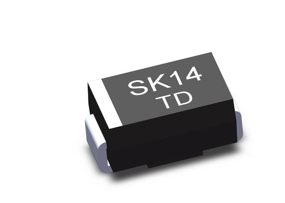 Выпрямитель тока силы Schottky держателя диода барьера 1a SK14 SMD Schottky 40v SMA поверхностный